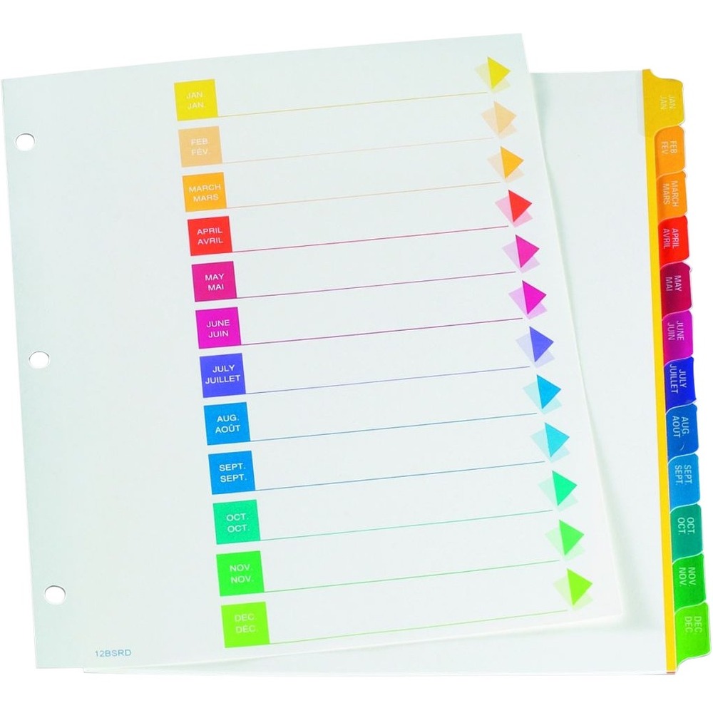 Monthly Tab Dividers